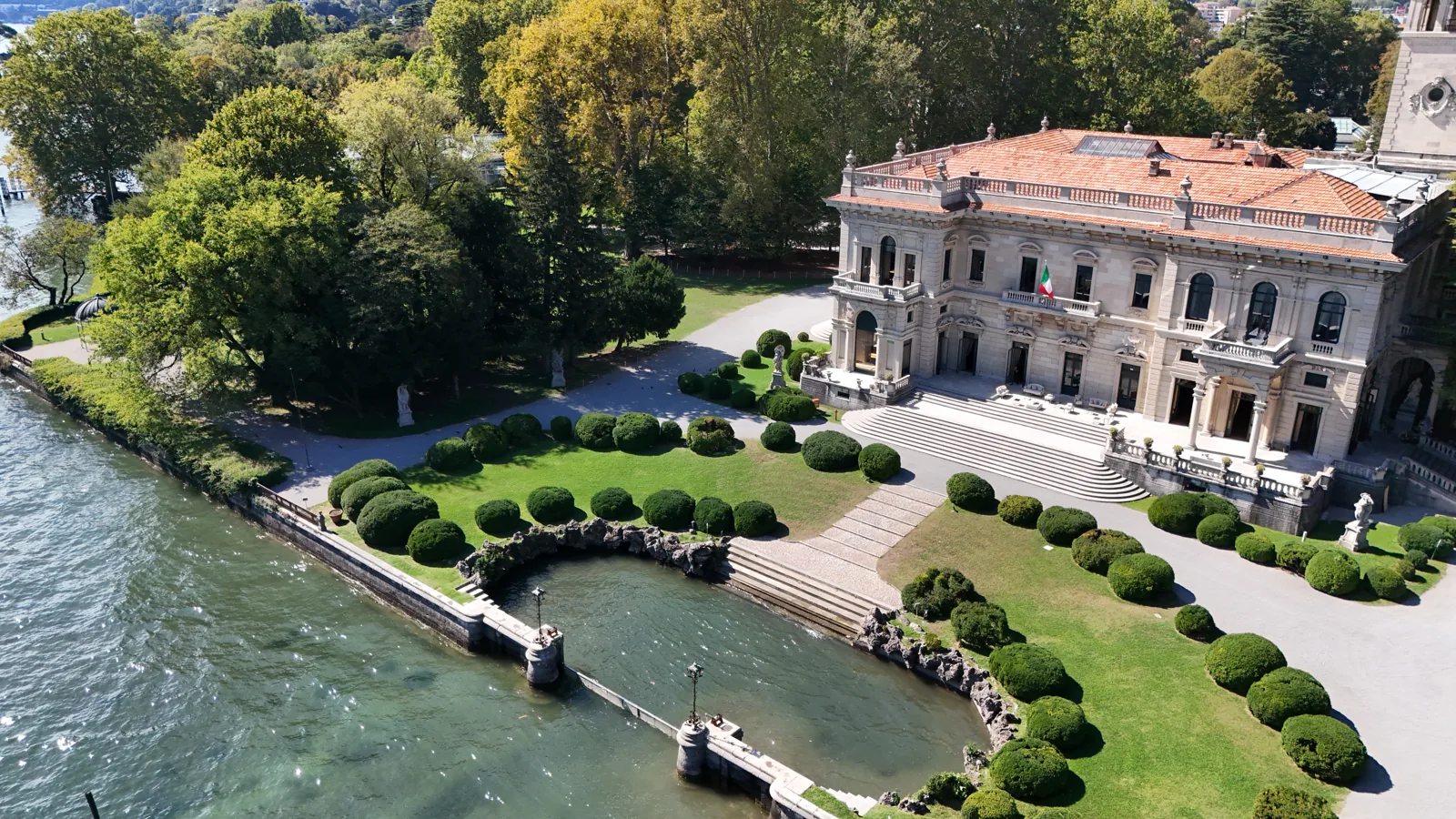 Villa Erba fi Cernobbio, villa al Visconti