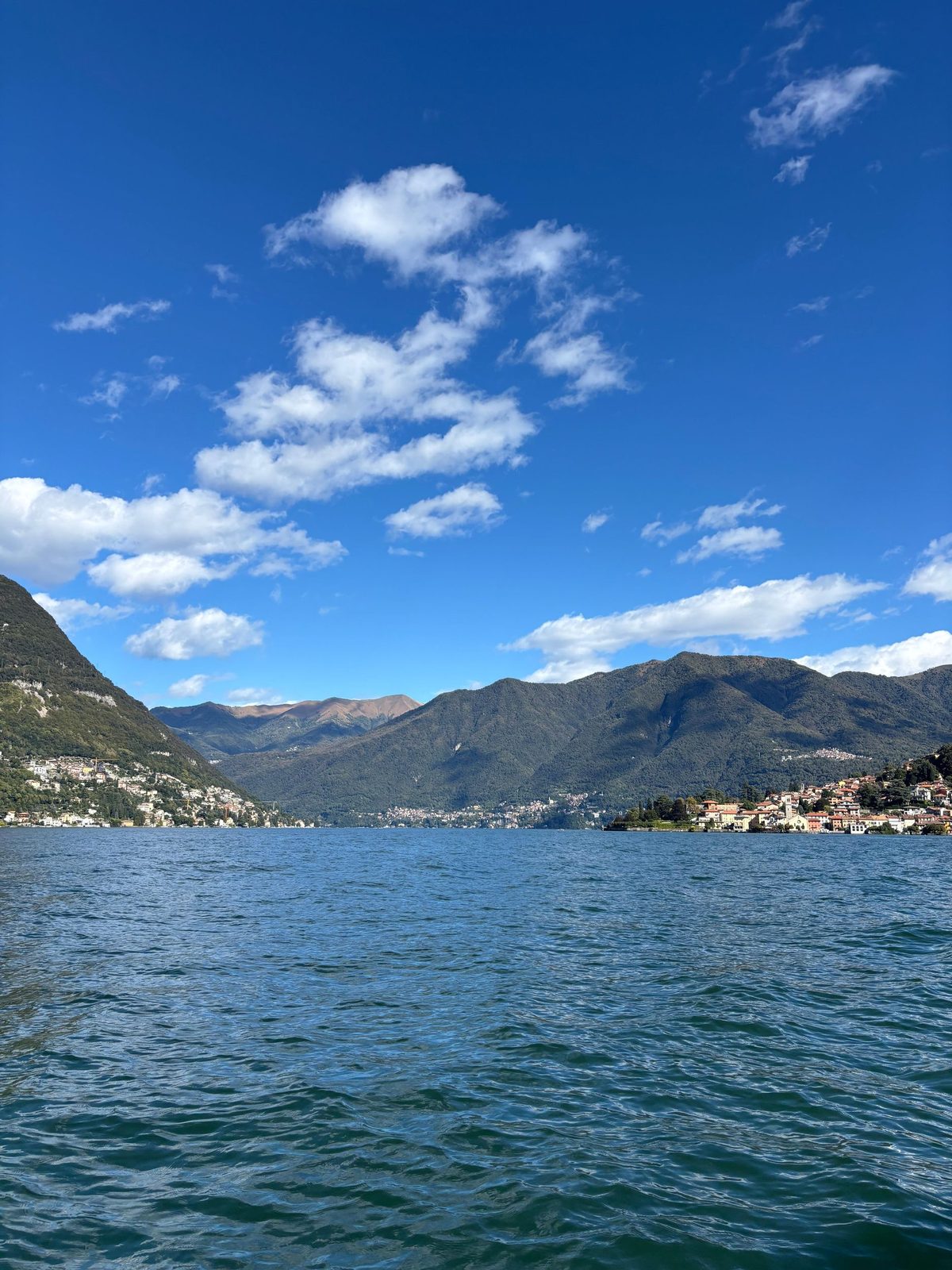 Ospiti a bordo del motoscafo Salimar a Como