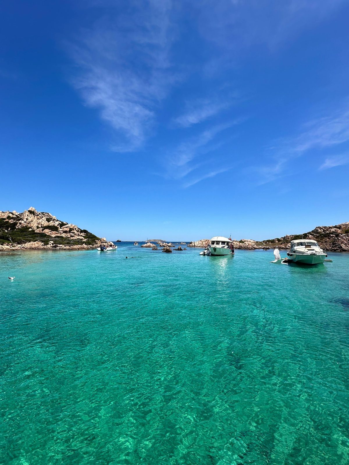 Il mare tra Tavolara e San Teodoro durante il tour