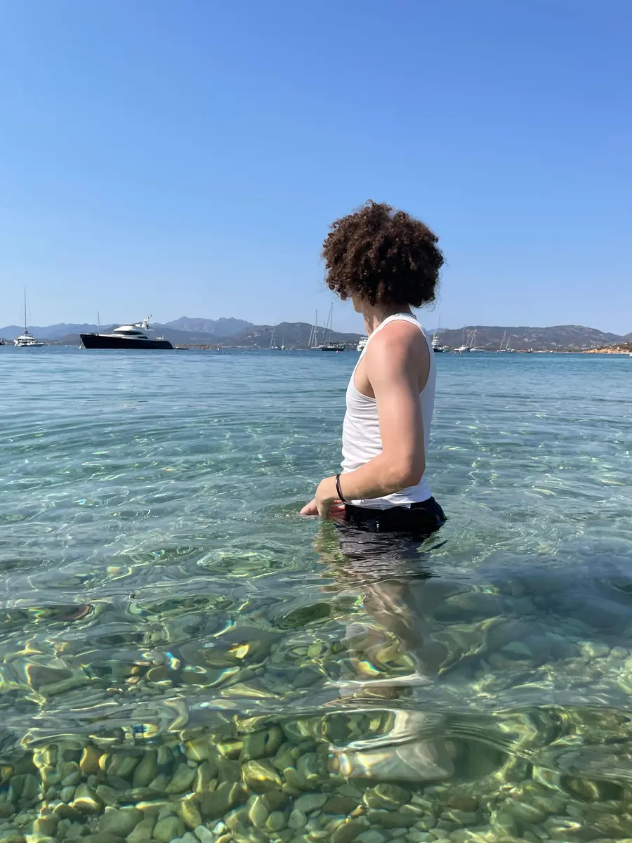Guests on board in the waters of Tavolara and Molara